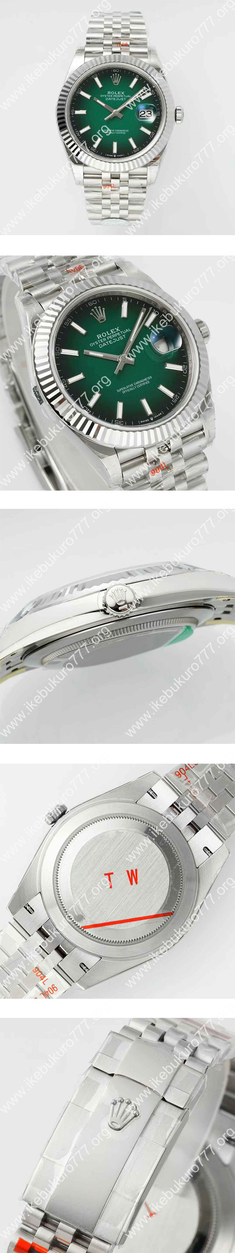 【TW製 ダークグリーン】ロレックスコピー 126334 デイトジャスト 41mm  超人気NO.1 